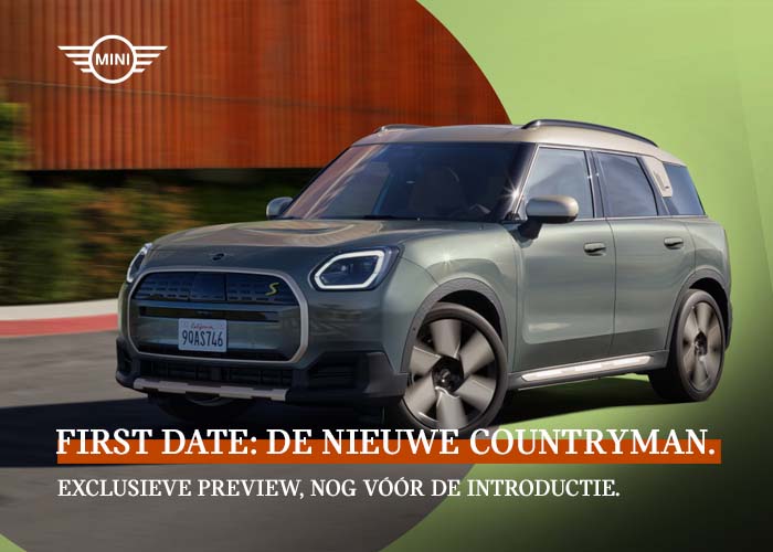 First date met de nieuwe MINI Countryman.